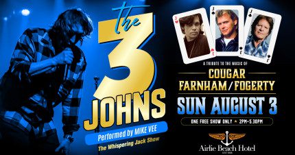 Event Card poster for The 3 Johns | Airlie Beach Hotel