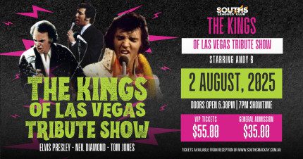 Event Card poster for The Kings of Las Vegas Tribute Show 2025 | Mackay