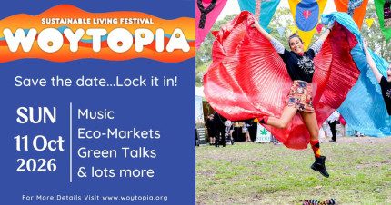 Event Card poster for Woytopia 2026 | Woy Woy