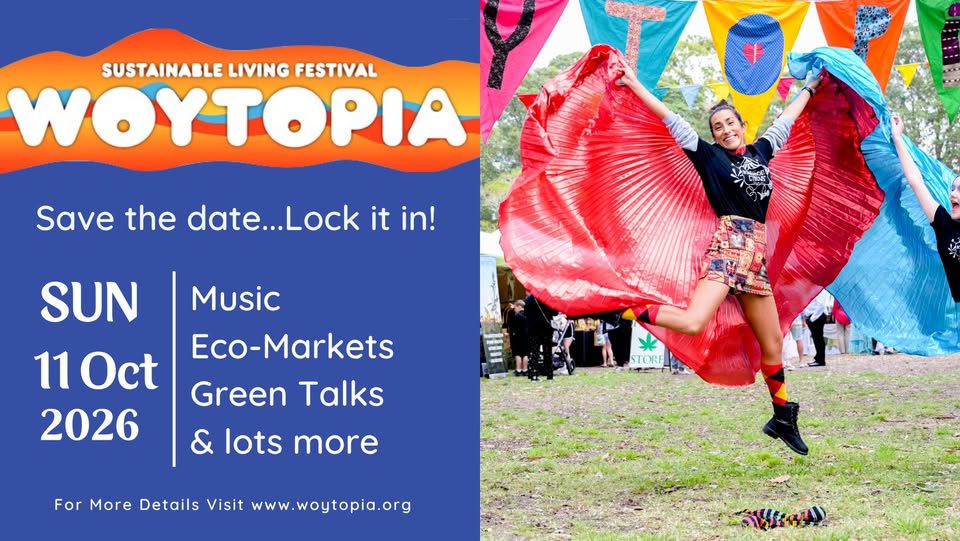 Event Poster for Woytopia 2026 | Woy Woy | EventsontheHorizon.com