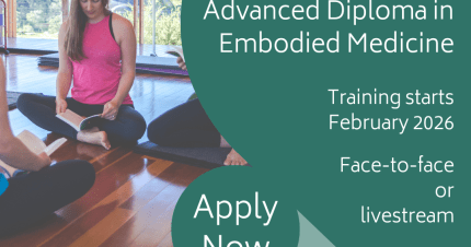 Event Card poster for Advanced Diploma in Embodied Medicine | Upper Brookfield
