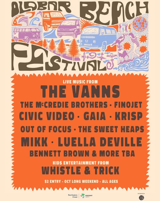 Event Poster for Old Bar Beach Festival | EventsontheHorizon.com