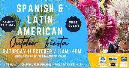 Event Card poster for Spanish & Latin American Outdoor Fiesta | Kiama