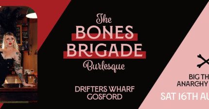 Event Card poster for The Bones Brigade Burlesque | Gosford