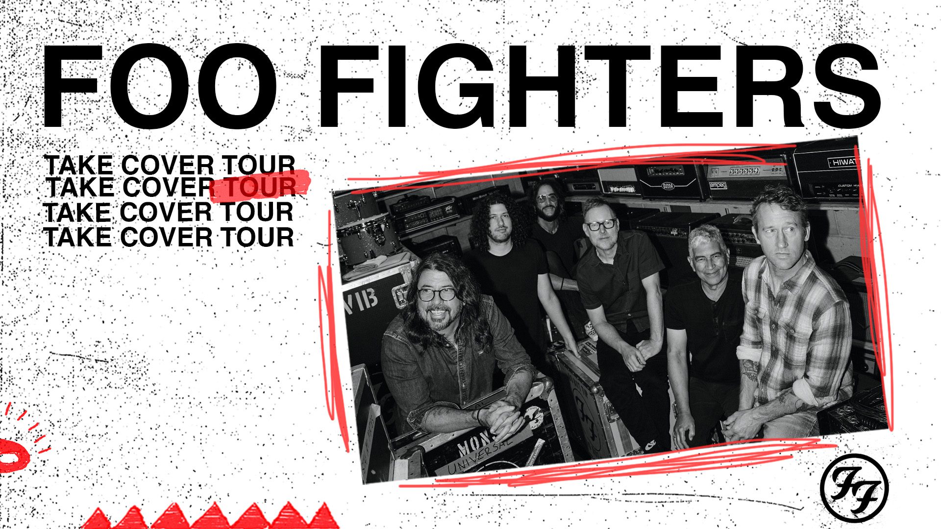 Event Poster for Foo Fighters – Take Cover Tour | Newcastle | EventsontheHorizon.com