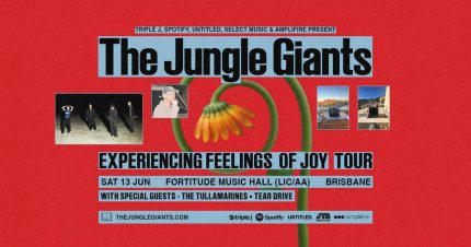Event Card poster for The Jungle Giants – Experiencing Feelings of Joy Tour | Brisbane
