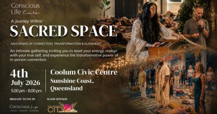 Event Card poster for Sacred Space: A Journey Within | Coolum Beach