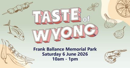 Event Card poster for Taste of Wyong 2026