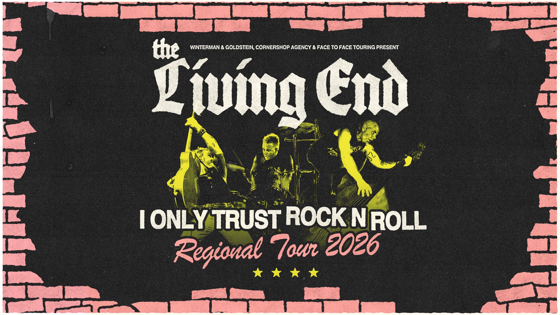 Event Poster for The Living End – I Only Trust Rock N Roll Tour | Mackay | EventsontheHorizon.com