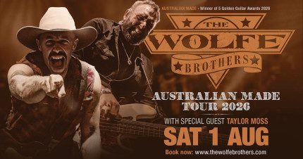 Card image for article, The Wolfe Brothers – Australian Made Tour 2026 | Tanunda