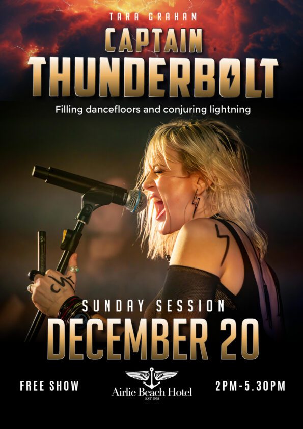 Event Poster for Captain Thunderbolt | Airlie Beach | EventsontheHorizon.com