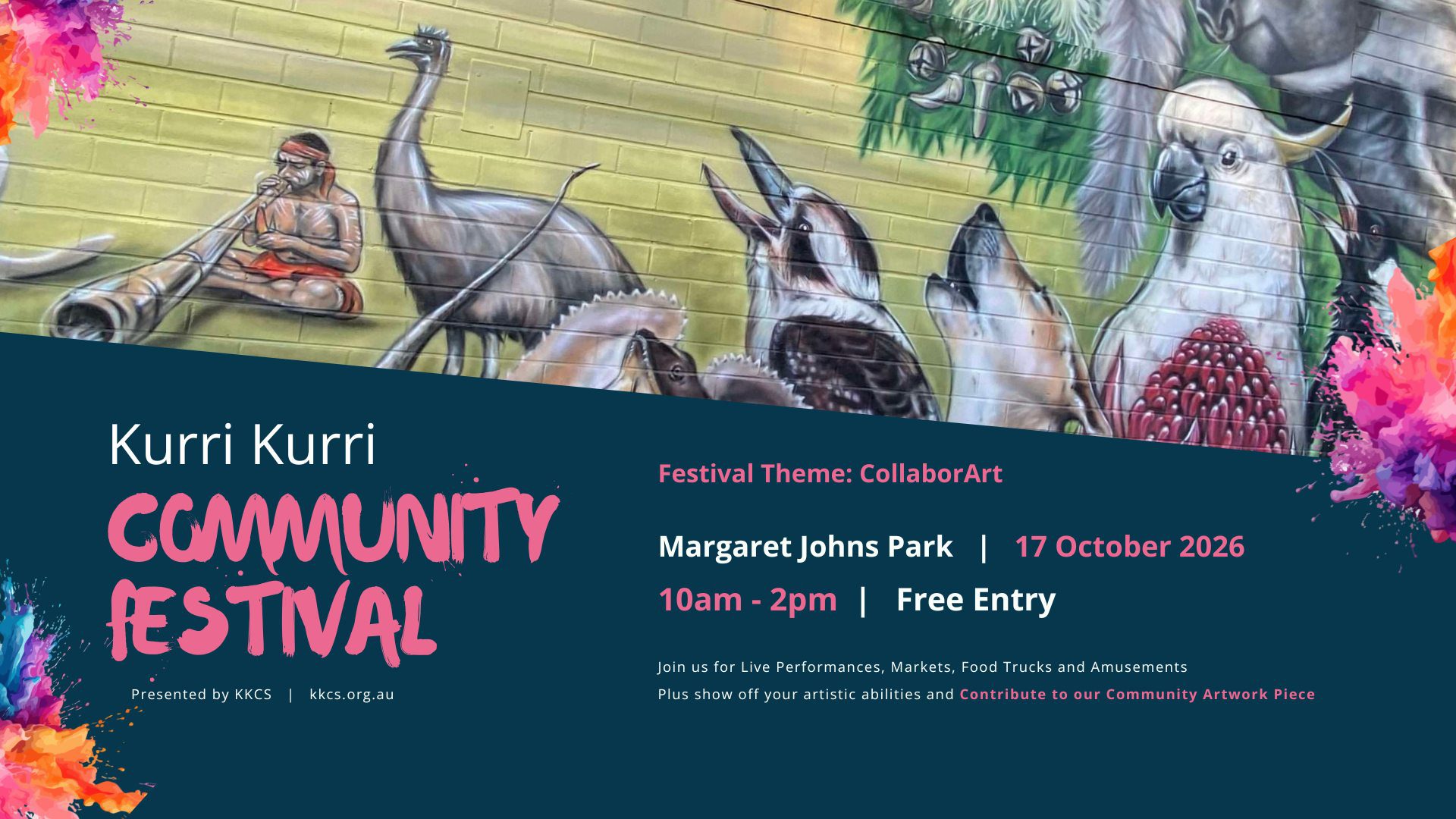 Event Poster for Kurri Kurri Community Festival | EventsontheHorizon.com