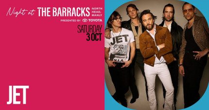 Card image for article, Night at The Barracks – Jet | Manly