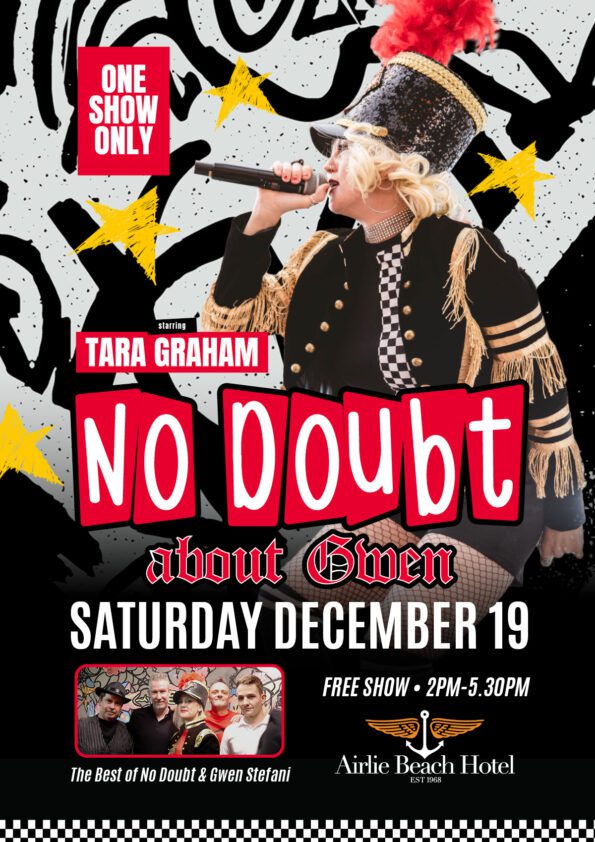 Event Poster for No Doubt About Gwen | Airlie Beach | EventsontheHorizon.com