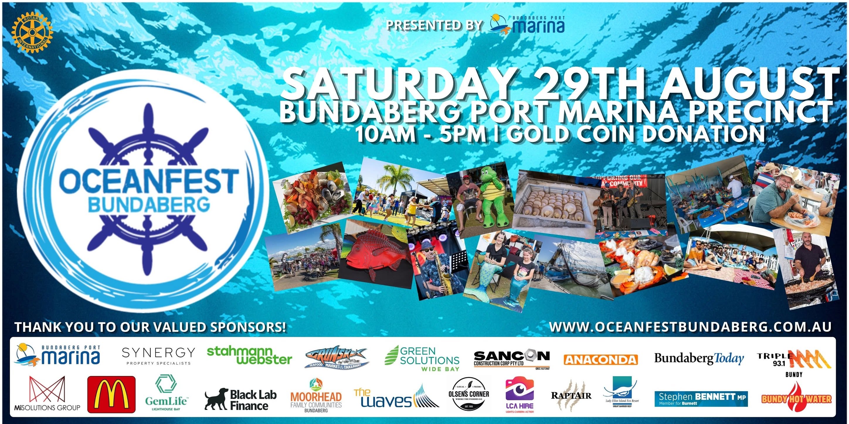 Event Poster for Oceanfest 2026 @ Bundaberg Port Marina | EventsontheHorizon.com