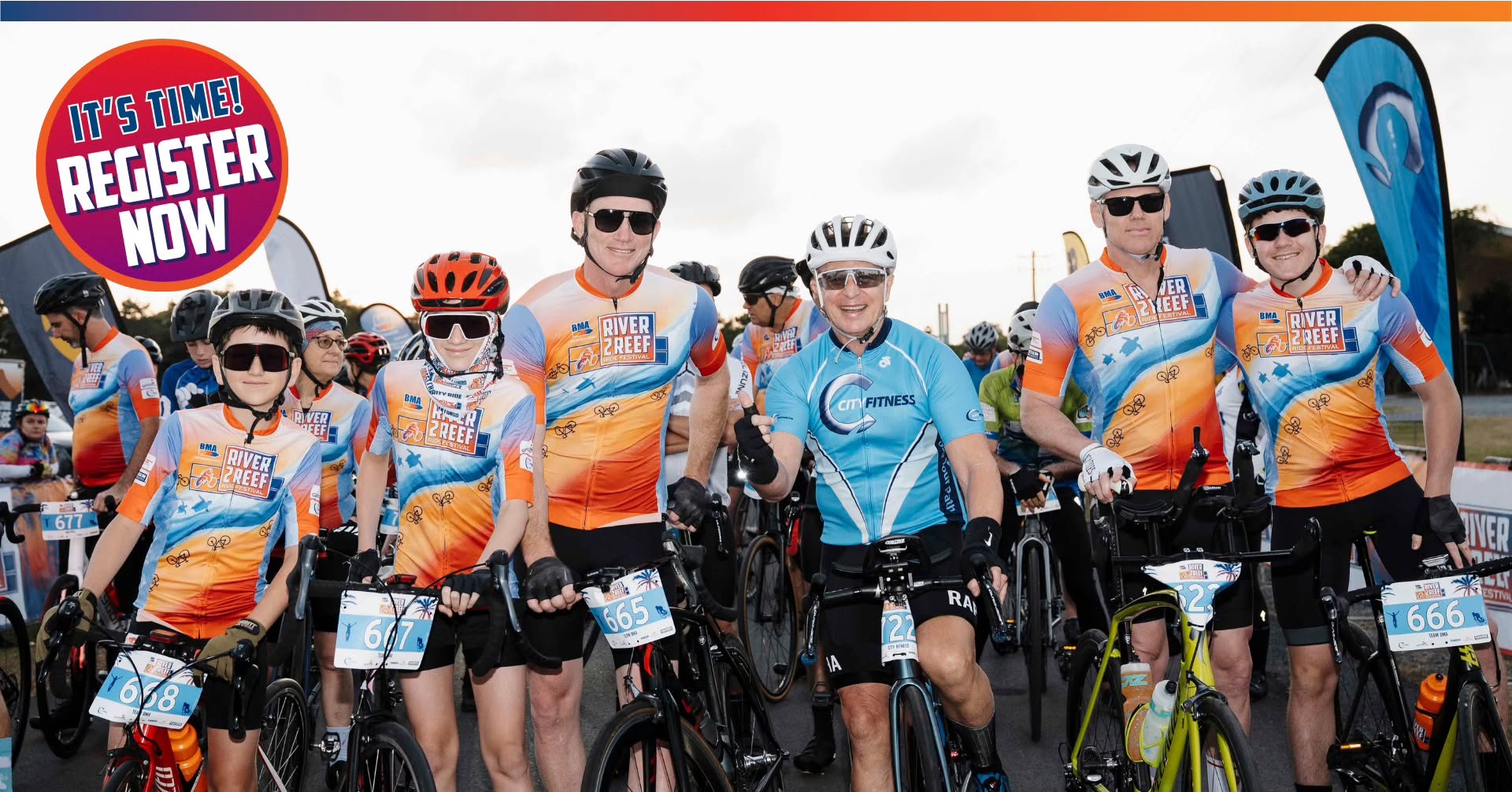 Event Poster for BMA River 2 Reef Ride 2026 | Mackay | EventsontheHorizon.com