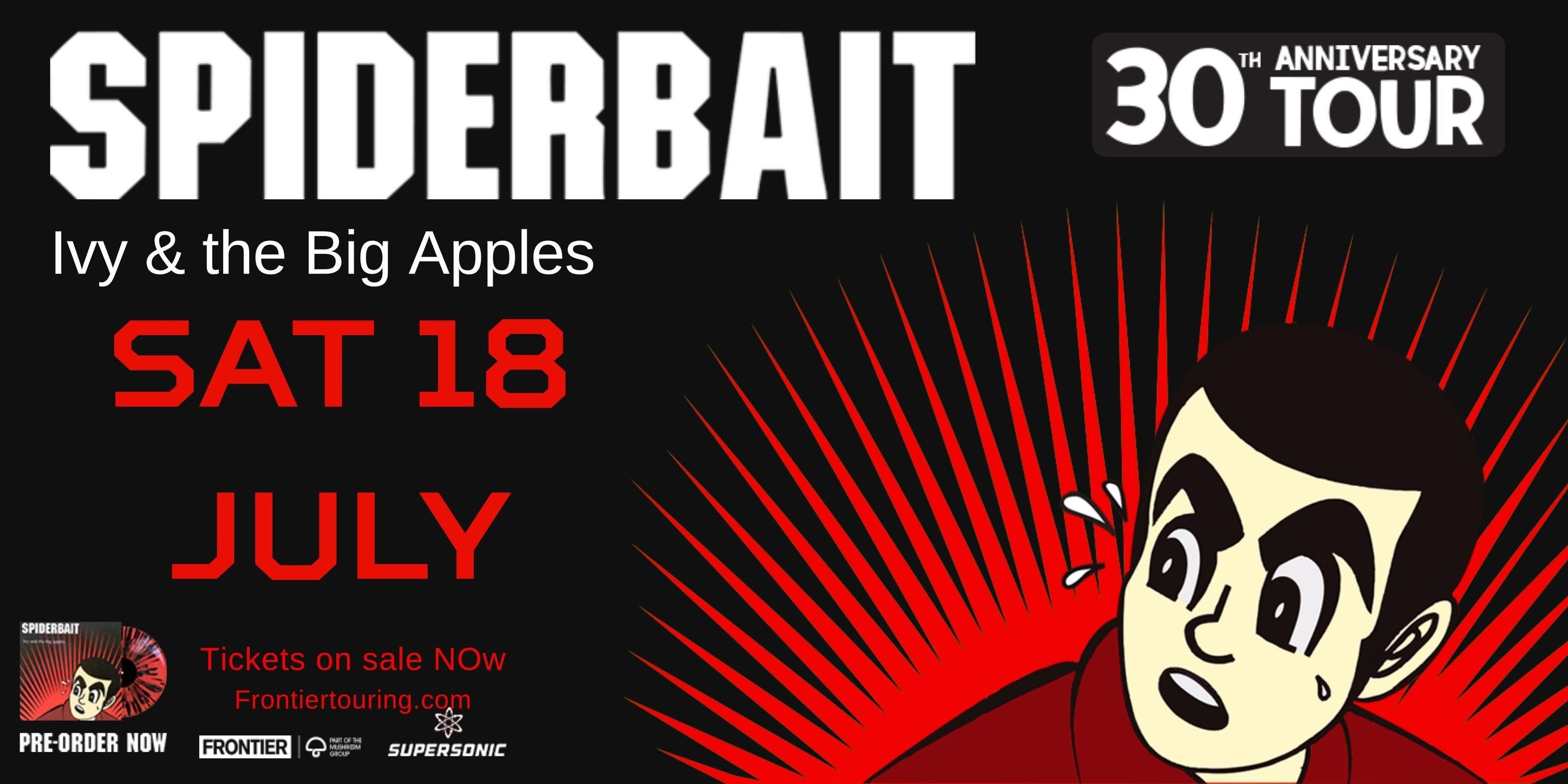 Event Poster for Spiderbait – Ivy and the Big Apples 30th Anniversary Tour | Bateau Bay | EventsontheHorizon.com