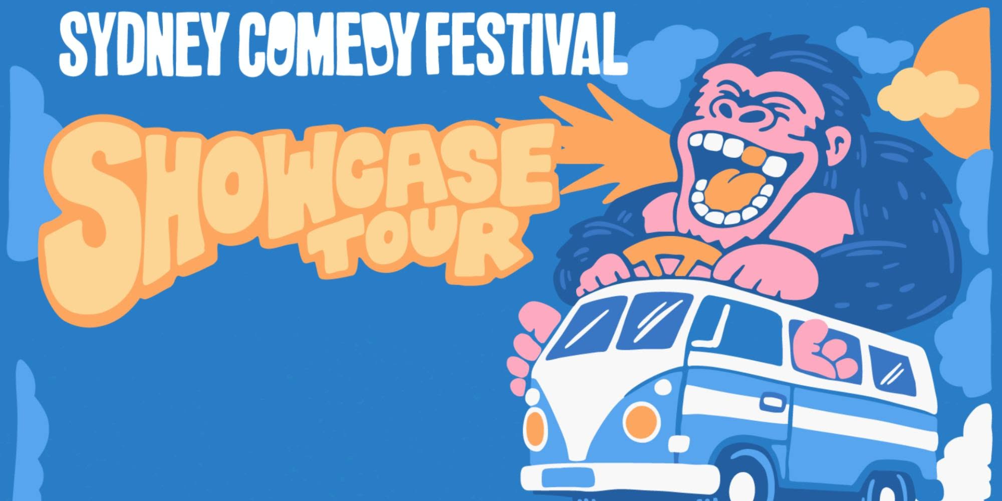 Event Poster for Sydney Comedy Festival Showcase Tour | Byron Bay | EventsontheHorizon.com