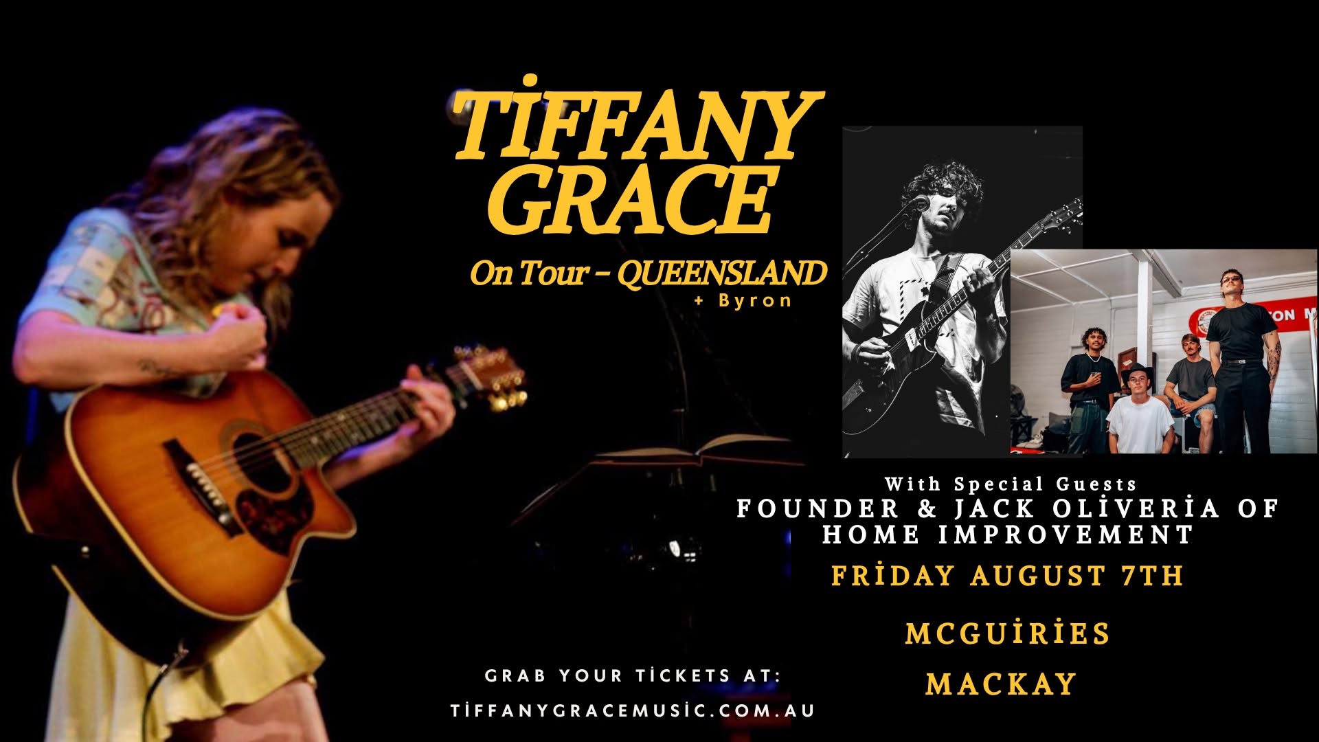 Event Poster for Tiffany Grace – Ripples in Time Tour 2026 | Mackay | EventsontheHorizon.com