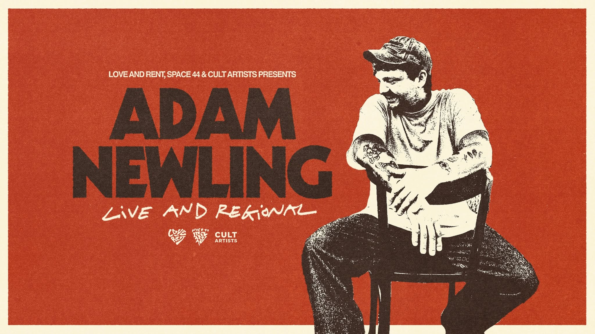 Event Poster for Adam Newling – Live & Regional Tour | Margaret River | EventsontheHorizon.com