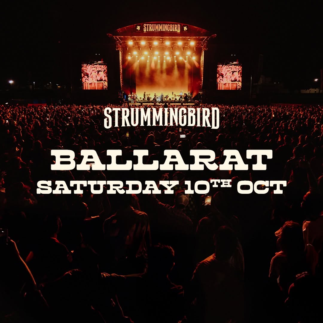 Event Poster for Strummingbird 2026 | Ballarat | EventsontheHorizon.com