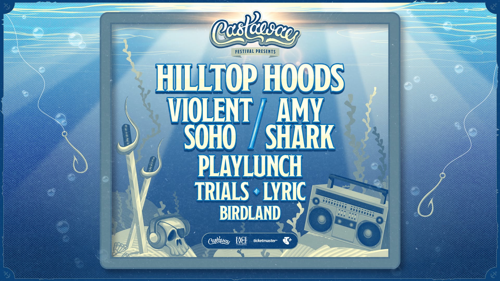 Event Poster for Castaway Festival | Hillarys | EventsontheHorizon.com
