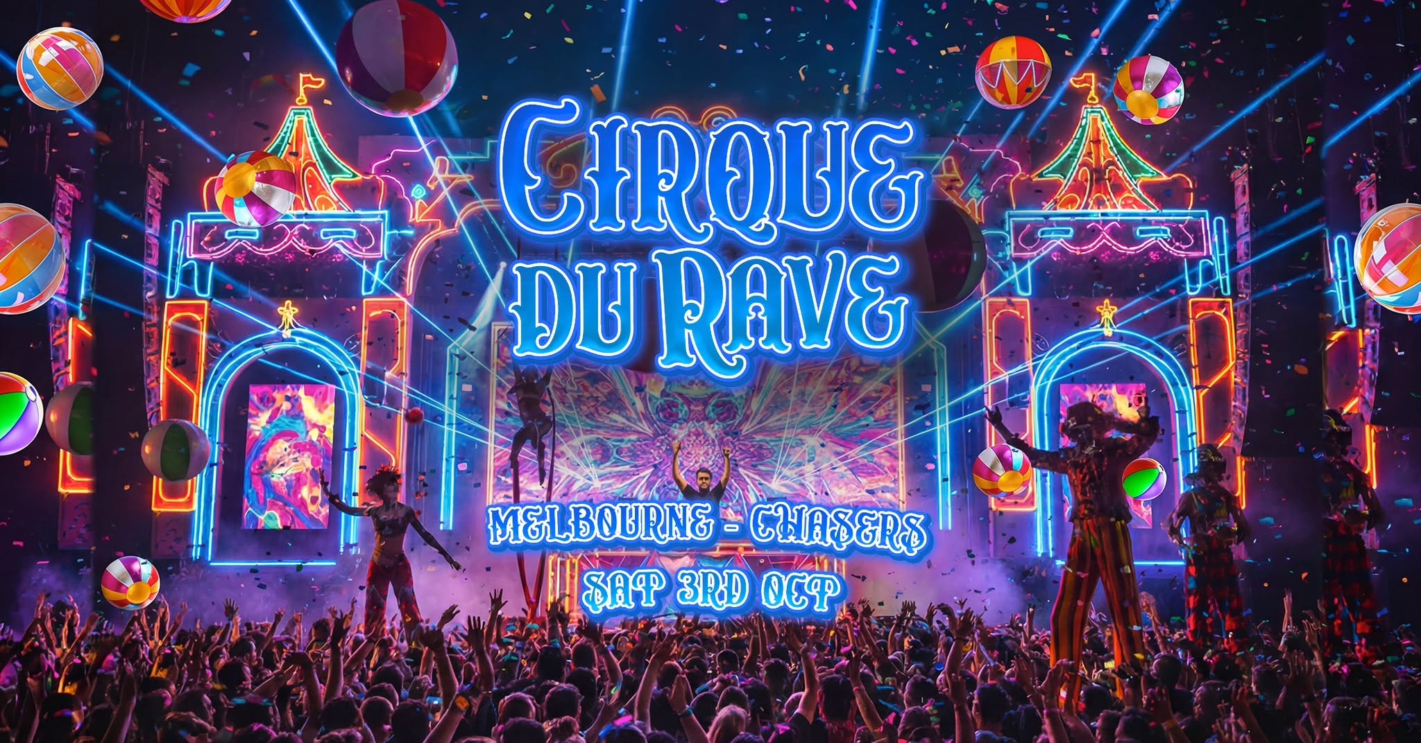 Event Poster for Cirque Du Rave Is Coming To Melbourne | EventsontheHorizon.com