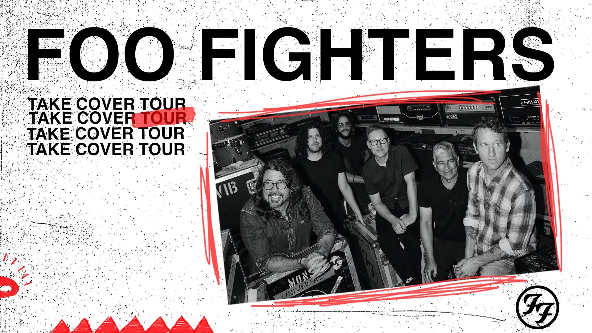 Event Poster for Foo Fighters – Take Cover Tour | Townsville | EventsontheHorizon.com