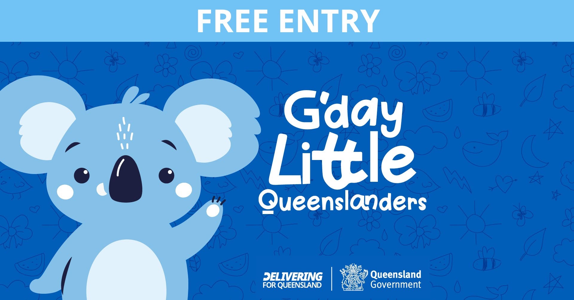 Event Poster for G’day Little Queenslanders | Mackay | EventsontheHorizon.com