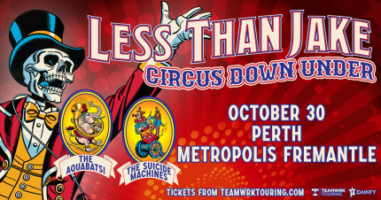 Card image for article, Less Than Jake – ‘Circus Down Under’ Tour | Fremantle