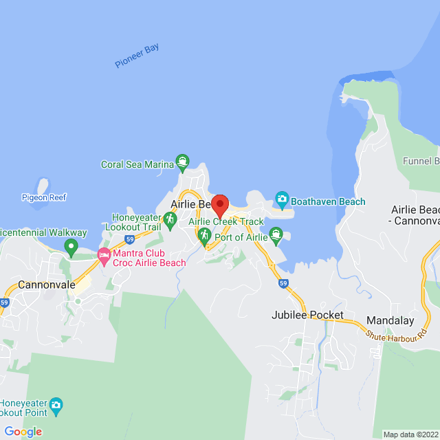 Map of event location, Allday – Early Christmas Present Tour | Airlie Beach | EventsontheHorizon.com