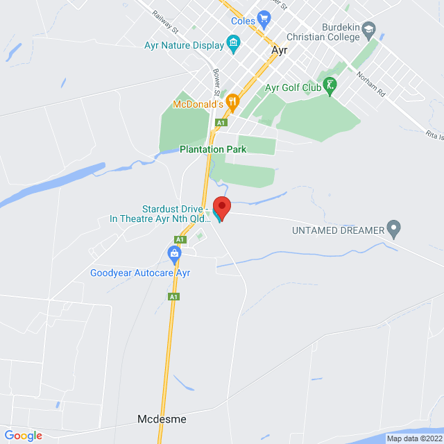 Map of event location, Strange World & Thor Love and Thunder (Movies) @ Stardust Drive In | Ayr | EventsontheHorizon.com