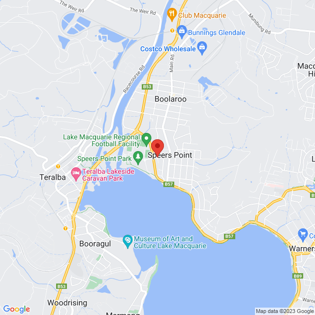 Map of event location, Lakeside Markets Speers Point | EventsontheHorizon.com