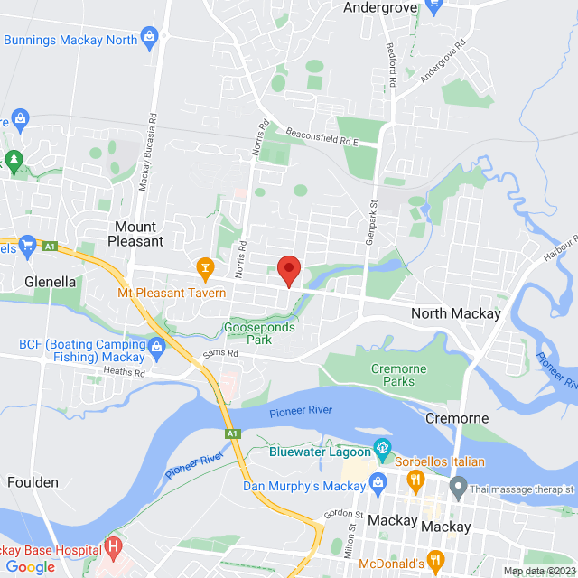 Map of event location, Christmas Day Lunch @ Mount Pleasant Tavern | Mackay | EventsontheHorizon.com
