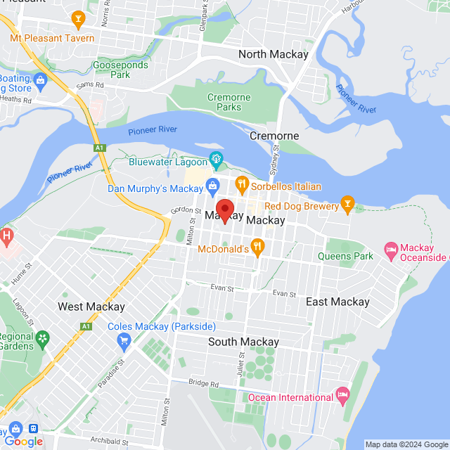 Map of event location, Melbourne International Comedy Festival Roadshow | Mackay | EventsontheHorizon.com