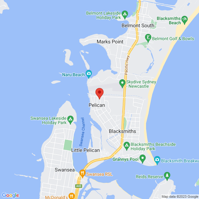 Map of event location, Live in the Park @ Pelican RSL | EventsontheHorizon.com