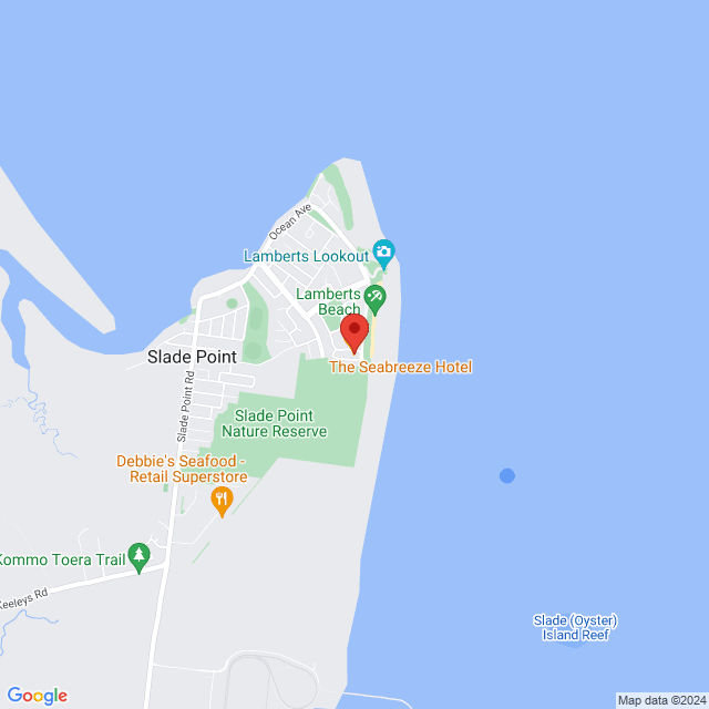 Map of event location, The Feels (Live) @ Seabreeze Hotel | Mackay | EventsontheHorizon.com