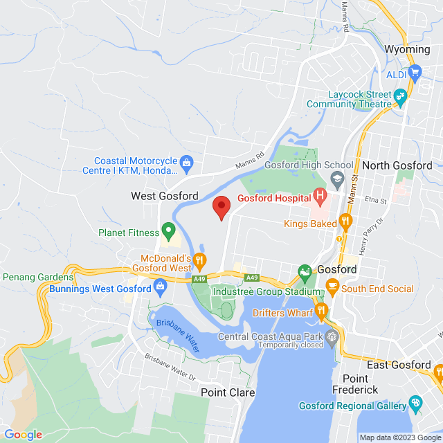 Map of event location, Spring Loaded 2024 | West Gosford | EventsontheHorizon.com