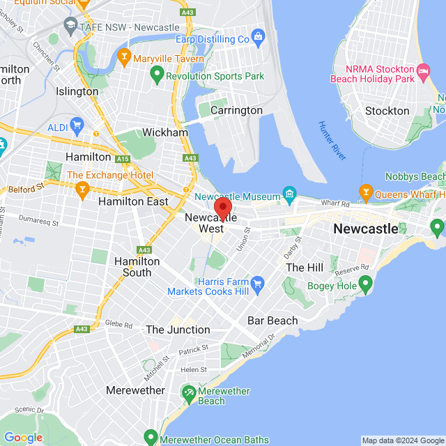 Map of event location, San Cisco – Under the Light Regional Tour | Newcastle | EventsontheHorizon.com