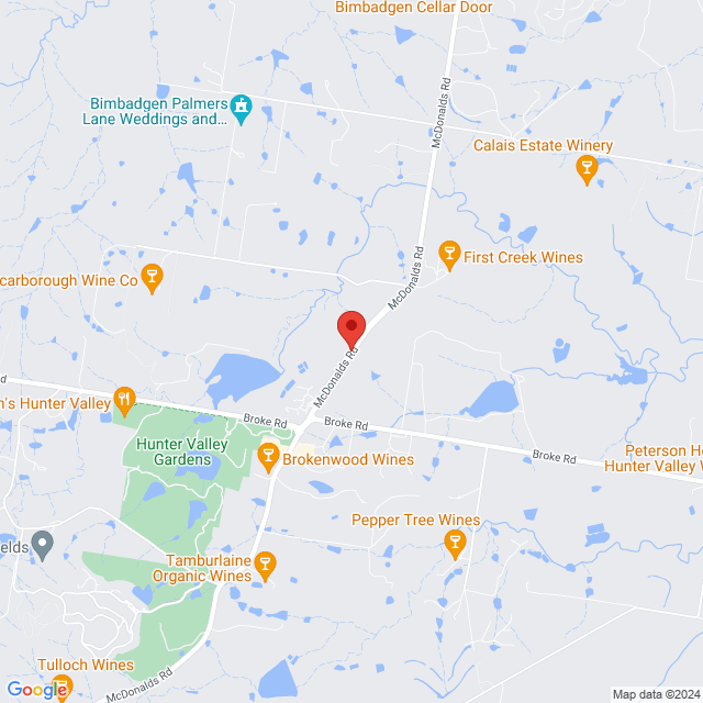 Map of event location, Cold Chisel – The Big Five-0 50th Anniversary Tour | Pokolbin | EventsontheHorizon.com