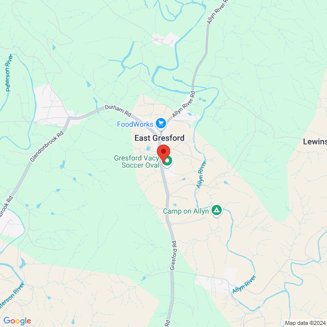 Map of event location, Gresford Community Market | EventsontheHorizon.com