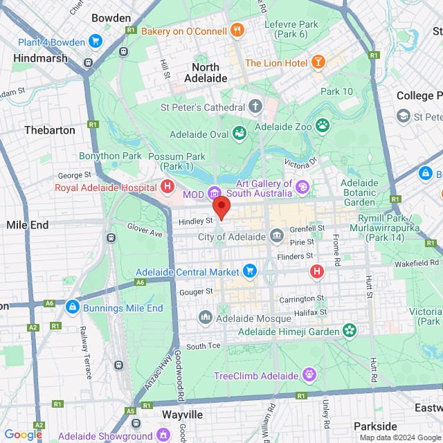 Map of event location, An Evening With John Butler – Performing ‘Still Searching’ | Adelaide | EventsontheHorizon.com