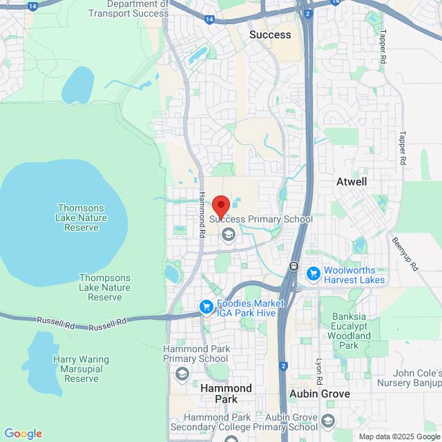 Map of event location, Beeliar Sun Sets | EventsontheHorizon.com