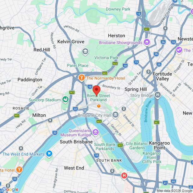 Map of event location, Night at the Parkland – Icehouse | Brisbane | EventsontheHorizon.com