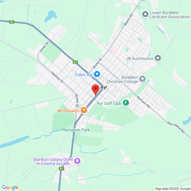 Map of event location, Jimeoin – Pandemonium @ Burdekin Theatre | Ayr | EventsontheHorizon.com