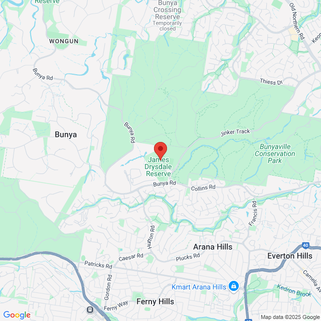 Map of event location, No Lights No Lycra | Bunya | EventsontheHorizon.com