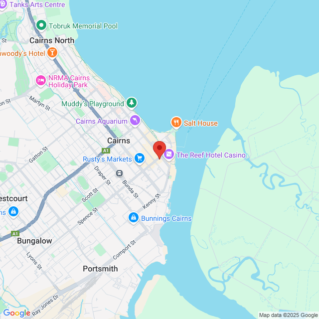 Map of event location, Cairns Festival 2025 – SWISH | EventsontheHorizon.com