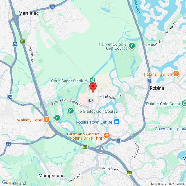 Map of event location, World Supercross Australian GP | Robina | EventsontheHorizon.com