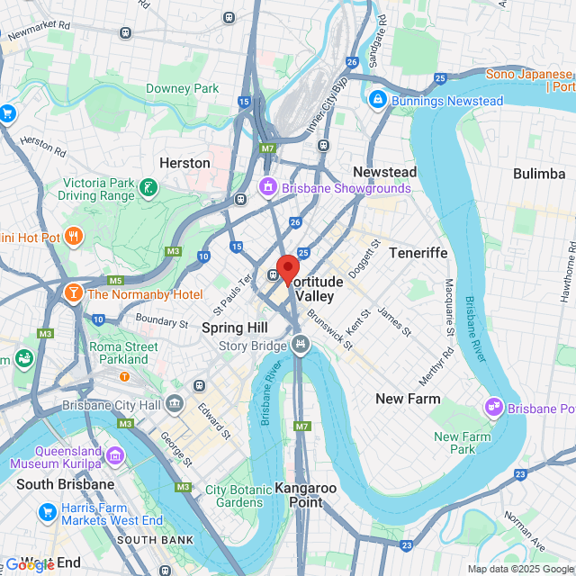 Map of event location, The Christmas Spectacular | Brisbane | EventsontheHorizon.com
