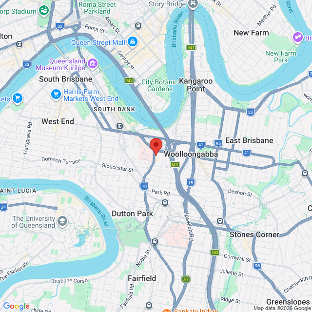 Map of event location, Ash Grunwald with The Brisbane City Gospel Choir | EventsontheHorizon.com